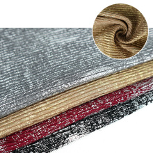 Custom jacquard knitting stoff fabrica gold foil print 96 polyester 4 spandex fabric